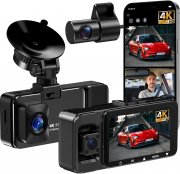 LECTRUS 3-Kanal 4K 5G WiFi Dashcam mit App Steuerung