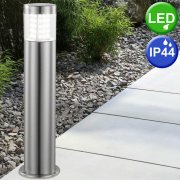 LED Au&szlig;en Wege Sockel Leuchte aus Edelstahl