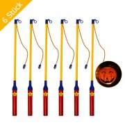 LED Elektronischer Laternenstab 6er-Pack f&uuml;r Kinderpartys
