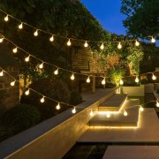 LED Lichterkette Au&szlig;en 10M Strombetrieben und Wasserdicht 