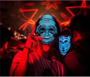 LED Masken - reagieren auf Sound! Verschiedene Modelle