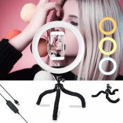 LED Ringlicht Oktopus Stativ Ringleuchte 10,2 Zoll