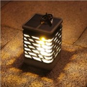 LED Solar Laterne mit Lichteffekten f&uuml;r den Garten IP55 1000mAh Akku