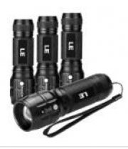 LED Taschenlampen mit 3 Funktionen und einstellb.Fokus im 4 er Set @Amazon f&uuml;r 13,99 &euro; 