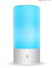LED Tischlampe (6W dimmb. Nachttischlampe mit 7 Farbwechsel und 3 Helligkeitsstufen) f&uuml;r 14,99&euro;