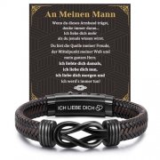 Lederarmband mit Gravur f&uuml;r M&auml;nner - Nur 6,79&euro;