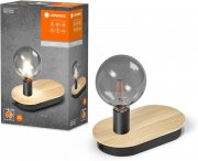 LEDVANCE DECOR Wood Table Tischleuchte TOUCH USB
