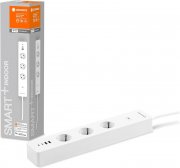 LEDVANCE Smart+ Indoor 3-fach WiFi Steckdosenleiste mit App, Alexa und Google Steuerung