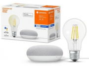 LEDVANCE Starter Kit Smart Home mit Google Home Mini + Filament Leuchtmittel