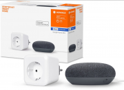 Ledvance Starter-Set mit Google Home Mini Speaker und Smart+ Plug Steckdose