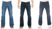 Lee Herren Jeanshosen Denver Bootcut Stretch Denim Baumwolle