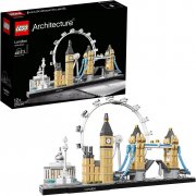 LEGO 21034 Architecture London Skyline Bauset mit London Eye, Big Ben und Tower Bridge