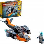 LEGO 31111 Creator - 3 in 1 Cyber-Drohne mit Roboter-Minifigur