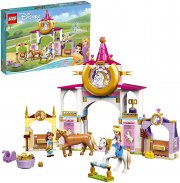LEGO 43195 Disney Princess Belles und Rapunzels k&ouml;nigliche St&auml;lle