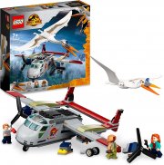 LEGO 76947 Jurassic World Quetzalcoatlus: Flugzeug-&Uuml;berfall, Dinosaurier Spielzeug mit Figuren