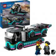 LEGO City 60406 - Autotransporter mit Rennwagen inkl. 2 Minifiguren