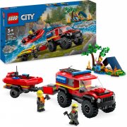 LEGO City 60412- Feuerwehrgel&auml;ndewagen mit Rettungsboot