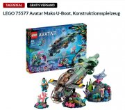  LEGO Disney Avatar Mako U-Boot 75577 | + weitere LEGO Disney Avatar Sets im Angebot (Sammeldeal)