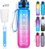 LEHOM auslaufsichere Tritan 1L Trinkflasche BPA-Frei
