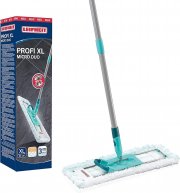 Leifheit Bodenwischer Profi XL micro Duo - Wischmopp mit Fu&szlig;klick und Mikrofaser Bezug