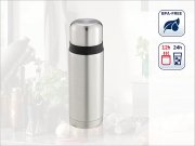 Leifheit Coco 0,75 L Isolierflasche Edelstahl, 100% dicht