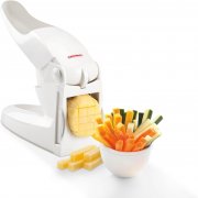 Leifheit Pommes-Frites-Schneider ComfortLine-Serie mit 2 Messereins&auml;tzen f&uuml;r 10 oder 12 mm Sticks