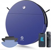  Leiser OKP Saugroboter mit Fernbedienung, WLAN, App, Alexa und Wischfunktion