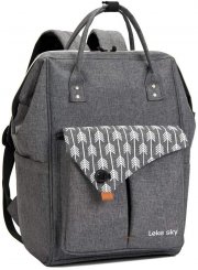 Lekesky Damen Rucksack mit 15,6-Zoll-Laptopfach