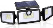 Lenercom 214 LEDs Solarlampen mit Bewegungsmelder