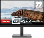 Lenovo L22e-30 Monitor 21,5 Zoll, Full HD, 75Hz, WideView, VGA, HDMI, AMD Radeon FreeSync