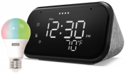 Lenovo Smart Clock Essential mit Google Assistant + Lenovo Smart Bulb