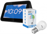 Lenovo Smart Clock mit Google Assistant inkl. Lenovo Smart Bulb