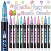 Lenski Glitzerstifte f&uuml;r den Adventskalender - 12 St&uuml;ck f&uuml;r 4,99&euro;