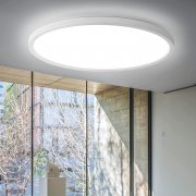 LEOEU 15W 1800LM LED Deckenlampe Panel Rund 29 cm