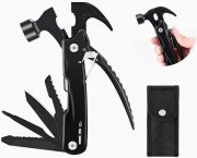 LESHP 12 in 1 Multifunktionswerkzeug aus Edelstahl mit Tasche