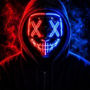 Leuchtende LED Halloween Maske f&uuml;r 8,99&euro;