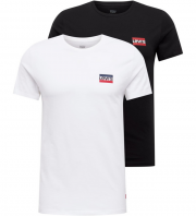 Levi's 2-Pack Crewneck Graphic Tee Shirts 100% Baumwolle