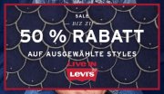 Levi's- 50% auf ausgew&auml;hlte Styles 