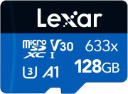 Lexar 633x microSDXC UHS-I 128GB Speicherkarte + SD-Adapter