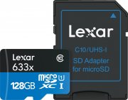 Lexar High-Performance microSDXC 633x 128GB UHS-I-Speicherkarte