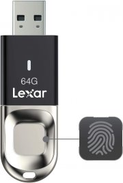 Lexar JumpDrive F35 64 GB USB 3.0 Flash-Laufwerk mit Fingerabdrucksensor