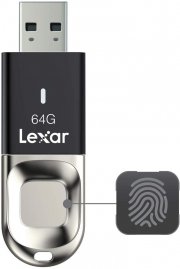 Lexar JumpDrive F35 64GB USB 3.0 Stick mit Fingerabdrucksensor