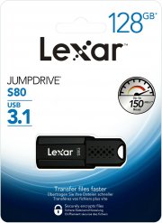 LEXAR JumpDrive S80 USB 3.1 Stick mit 128 GB Speichekapazit&auml;t f&uuml;r 11,84 Euro