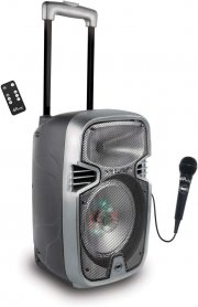 Lexibook iParty K8250-02 Bluetooth Karaoke Party Lautsprecher mit Lichteffekten