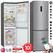 LG GBB71PZDFN K&uuml;hl-Gefrierkombination Total NoFrost Edelstahl 186cm WiFi Kombi