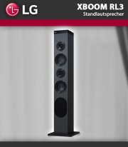 LG XBOOM RL3 130W Standlautsprecher mit Bluetooth 
