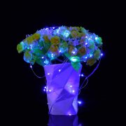 Lichterkette 12 St&uuml;ck Blau Batteriebetriebene 1M
