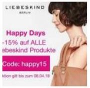 Liebeskind: 15% Rabatt auf ALLES +5% bei Vorkasse