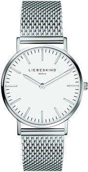 Liebeskind Berlin Damen Analog Quarz Armbanduhr mit Edelstahlarmband