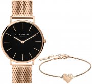 LIEBESKIND Berlin LS-0090-MQB Set mit Damen Armbanduhr und Armband